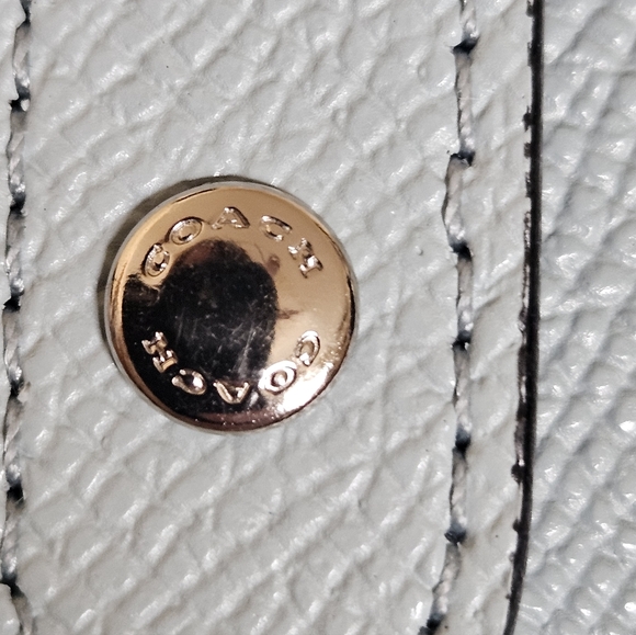 REVERSIBLE CITY TOTE IN FLORAL PRINT COATED CANVAS (COACH F12176)DARK TEAL/BLUE - Picture 12 of 12